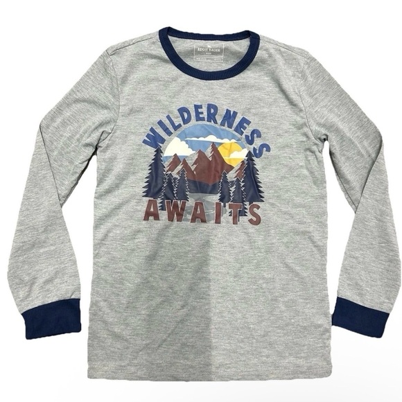 Eddie Bauer Other - Kids Eddie Bauer Grey Long Sleeve T Shirt Size Medium (10/12)